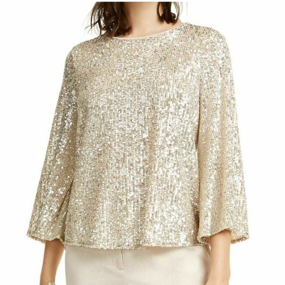 Alfani sequin top Clearance